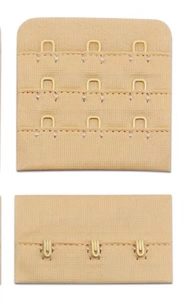 文胸背扣裁片 3*3*5.5 涤纶毛底 200个/包
