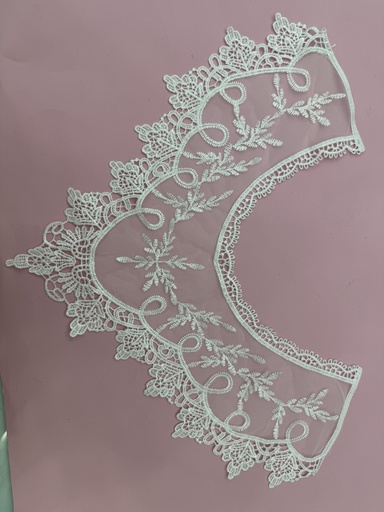 [H07-033-102] 领花（网布+水溶）43cm*32cm 15g